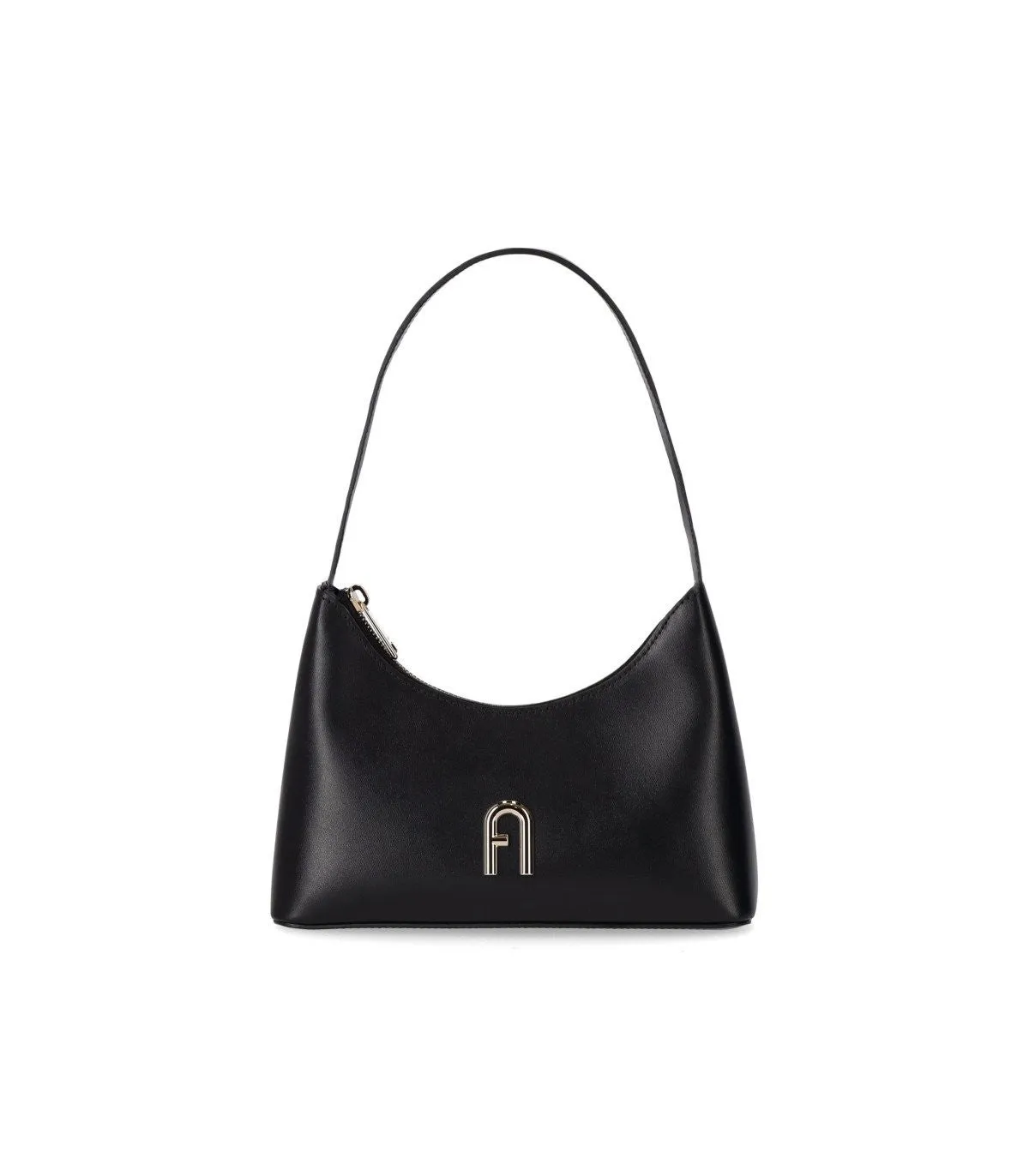 Furla Diamante Mini Black Shoulder Bag