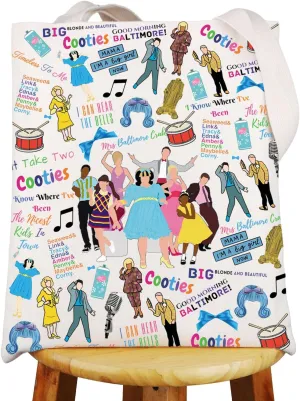 G2TUP 1960s Musical Inspired Tote Bag Tracy Fans Gift 1960s Musical Inspired Musical Shoulder Bag Hair Musical Gift