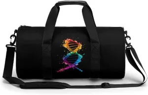 Gay DNA Science Gym Bag Workout Sports Bag Lightweight Tote Duffel Bag Travel Weekender Bag for Women Men