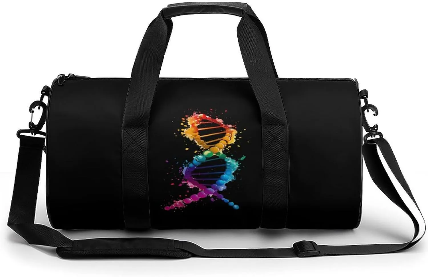 Gay DNA Science Gym Bag Workout Sports Bag Lightweight Tote Duffel Bag Travel Weekender Bag for Women Men