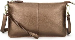 Genuine Leather Small Crossbody bags for Women mini Shoulder Bags Handbags Purses Wallet