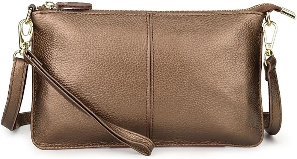 Genuine Leather Small Crossbody bags for Women mini Shoulder Bags Handbags Purses Wallet