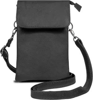 Genuine Leather Small Crossbody Phone Purse for women – Lightweight, Stylish,Durable and Spacious with Adjustable Strap