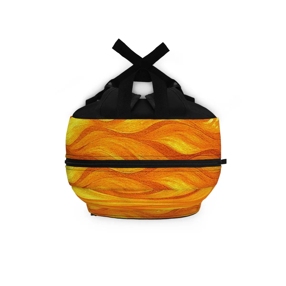 Gilded Amethyst – Abstract Wave Backpack in Vibrant Color Variants