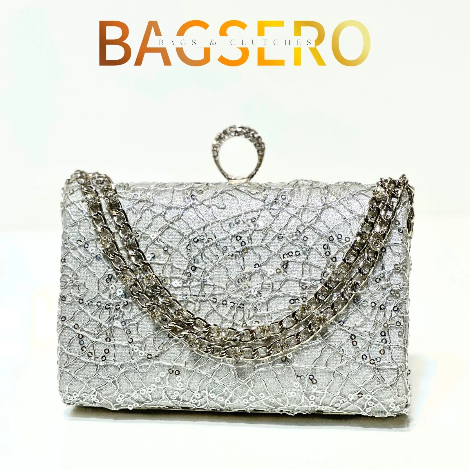 Gilded Glamour Clutch