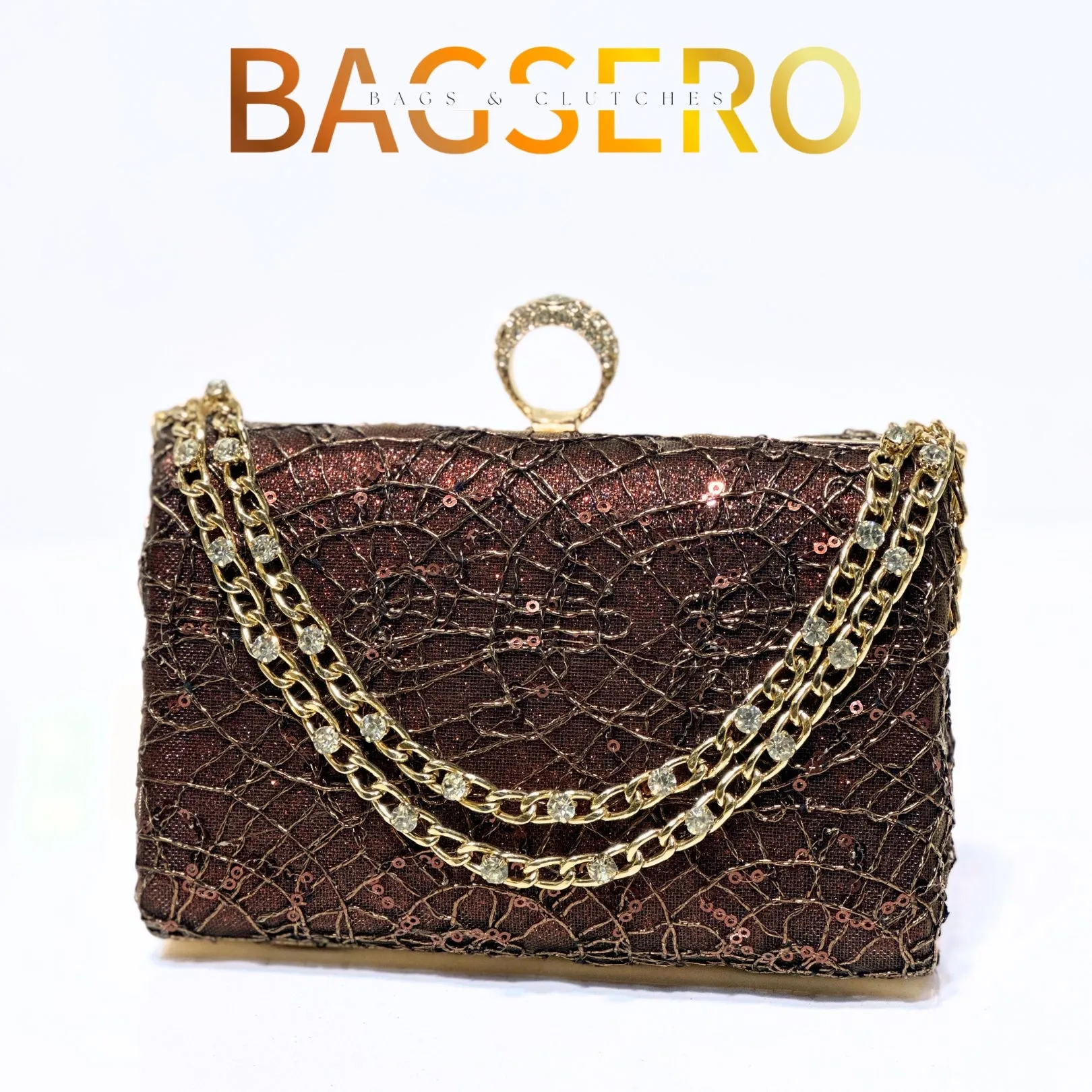 Gilded Glamour Clutch