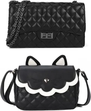 Gladdon Leather Crossbody Bag for Women Trendy Small Gift Purses
