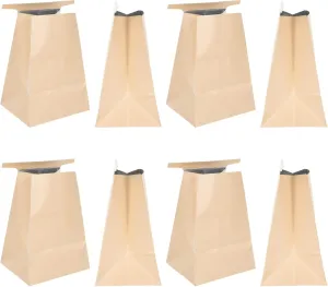 GLEAVI 10 Pcs Paper Vomit Bags Disposable Emesis Bags Biodegradable Throw Puke Bags for Car Travel Indoor Outdoor and Mornings Sickness