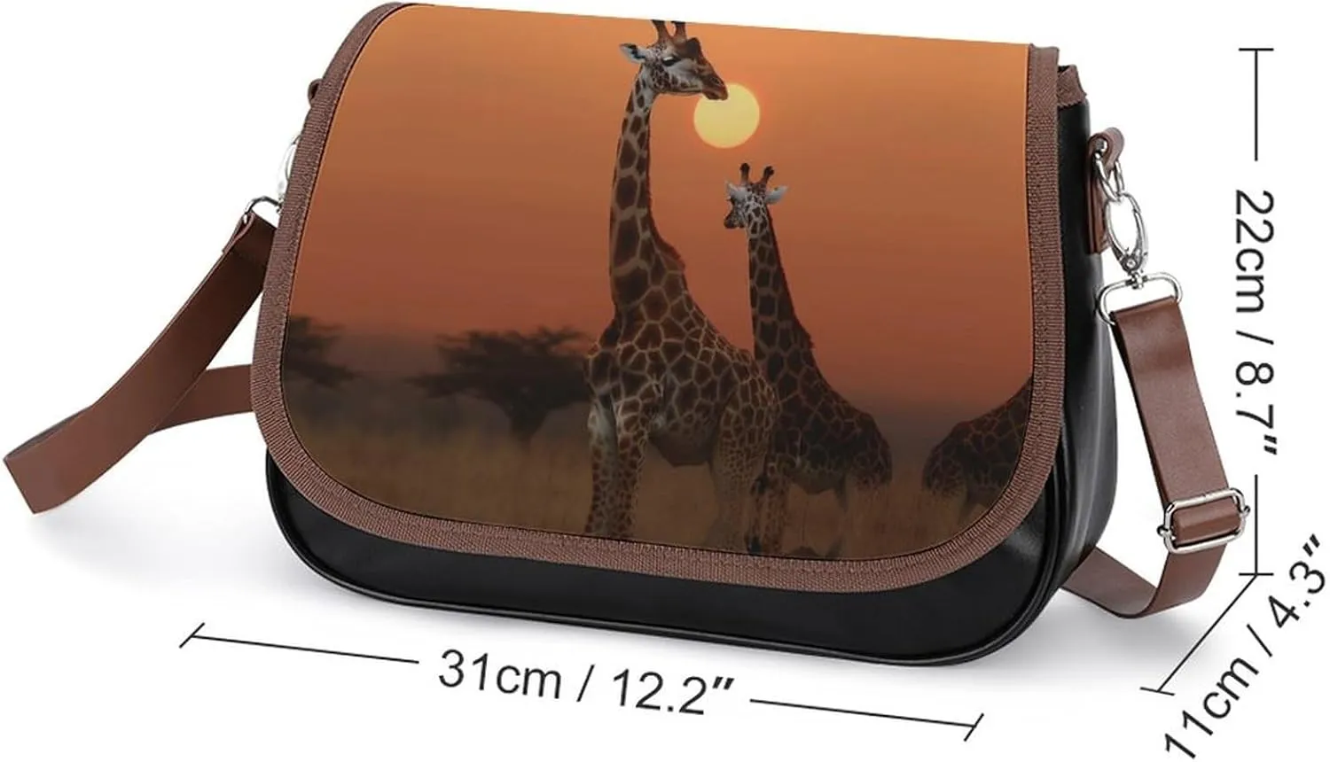 Golden Retrievers Crossbody Bags for Women,PU Leather Tote Bag for Women,Shoulder Bag Purse for Work Shopping Travel