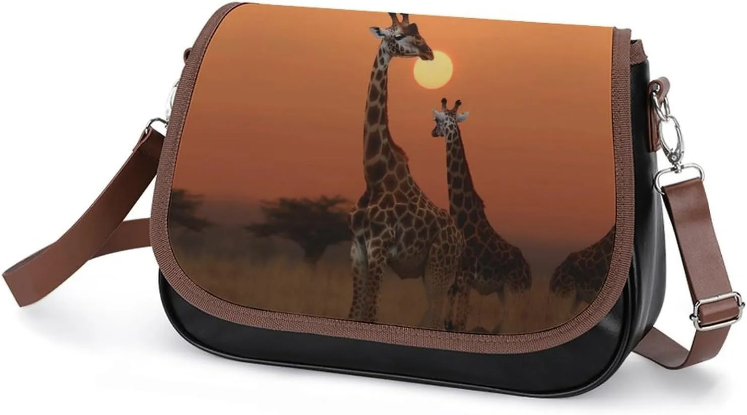 Golden Retrievers Crossbody Bags for Women,PU Leather Tote Bag for Women,Shoulder Bag Purse for Work Shopping Travel