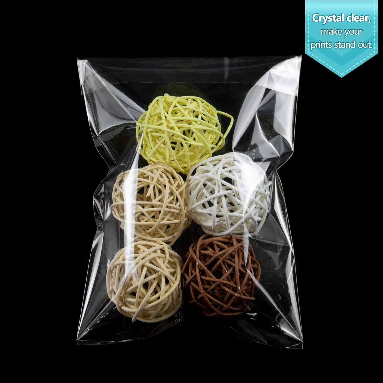 Golden State Art, 100 Pack Clear Bags for Mats, Pictures, Acid-Free, 13-7/16" x 19-1/4"