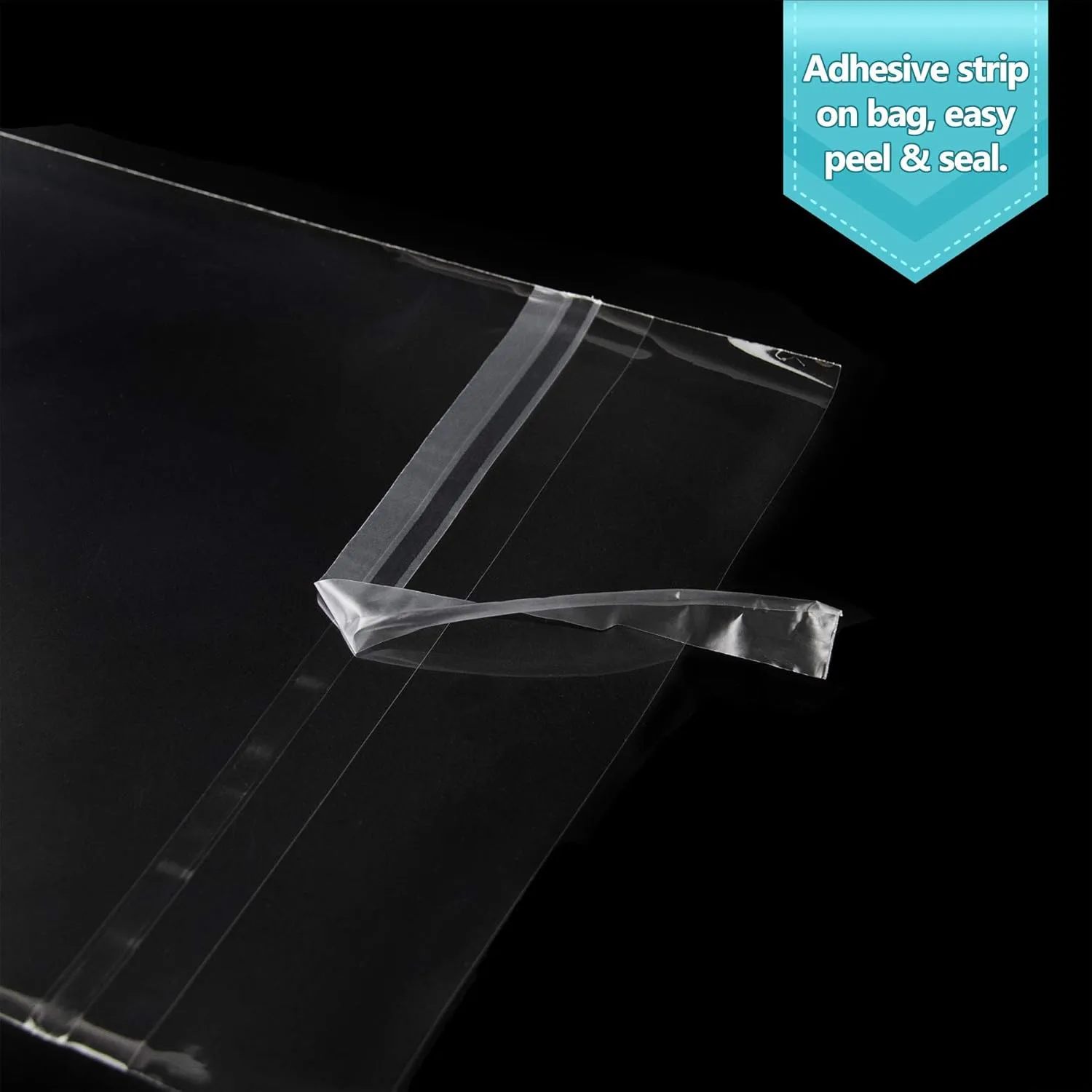 Golden State Art, 100 Pack Clear Bags for Mats, Pictures, Acid-Free, 13-7/16" x 19-1/4"