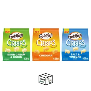 Goldfish Crisps | 3 Bags | 6.25 Oz | Bundled by Lilypacks Express (Combo)