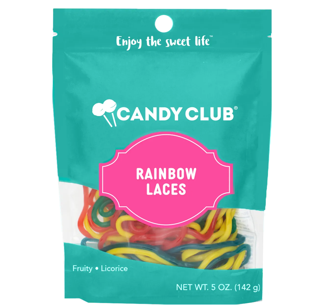 Gourmet Candy: Rainbow Laces Candy Bag