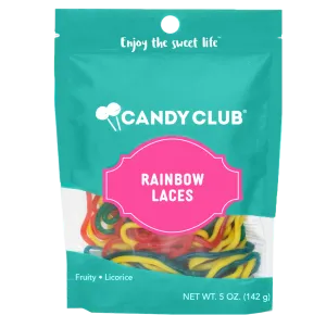 Gourmet Candy: Rainbow Laces Candy Bag