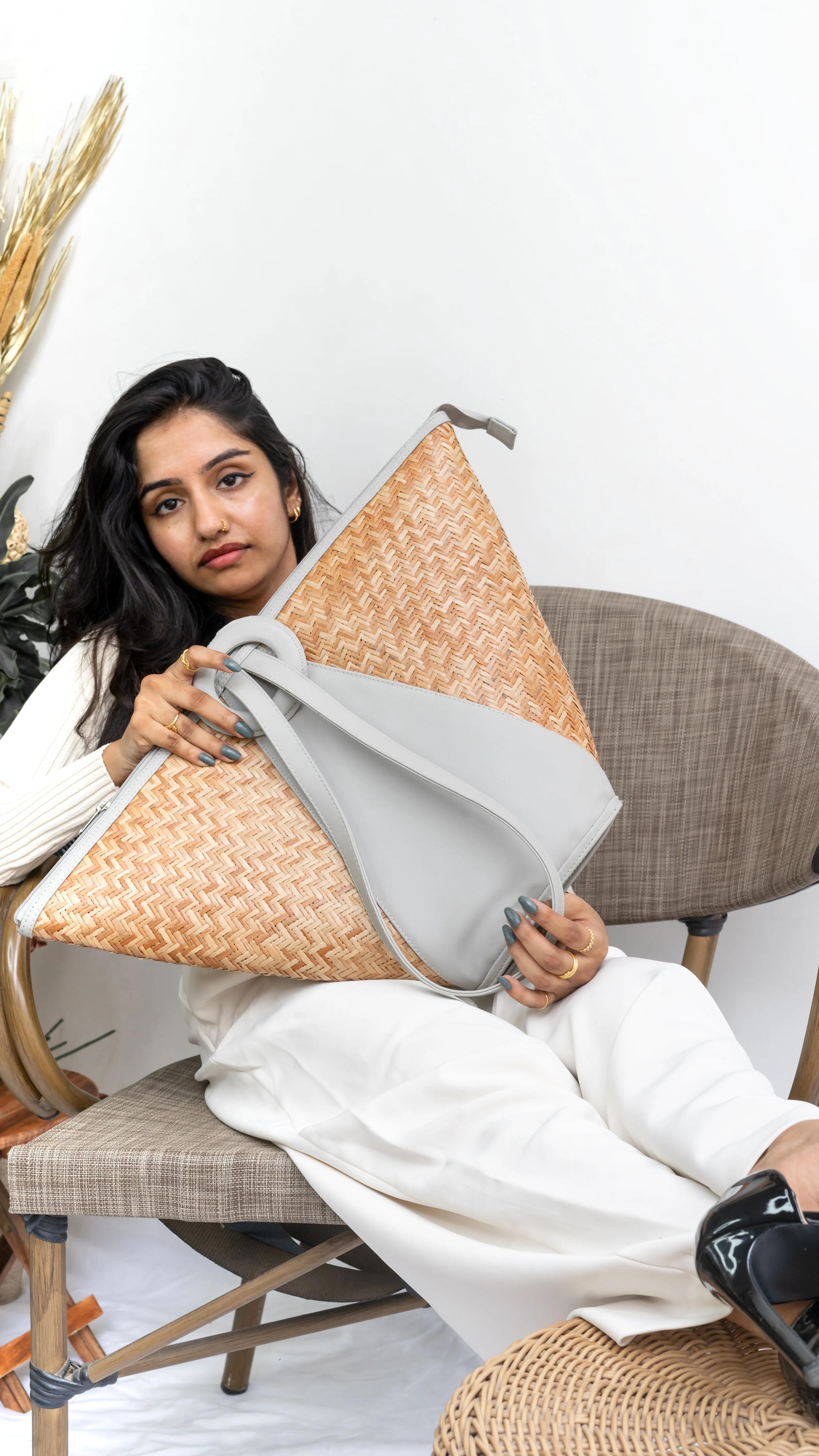 Grey Beach Tote