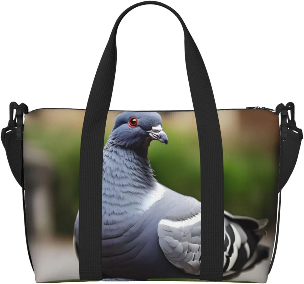 Grey Pigeon Duffel Bags for Traveling - Lightweight Personal Item Travel Bags, Gym Bags for Men and Women