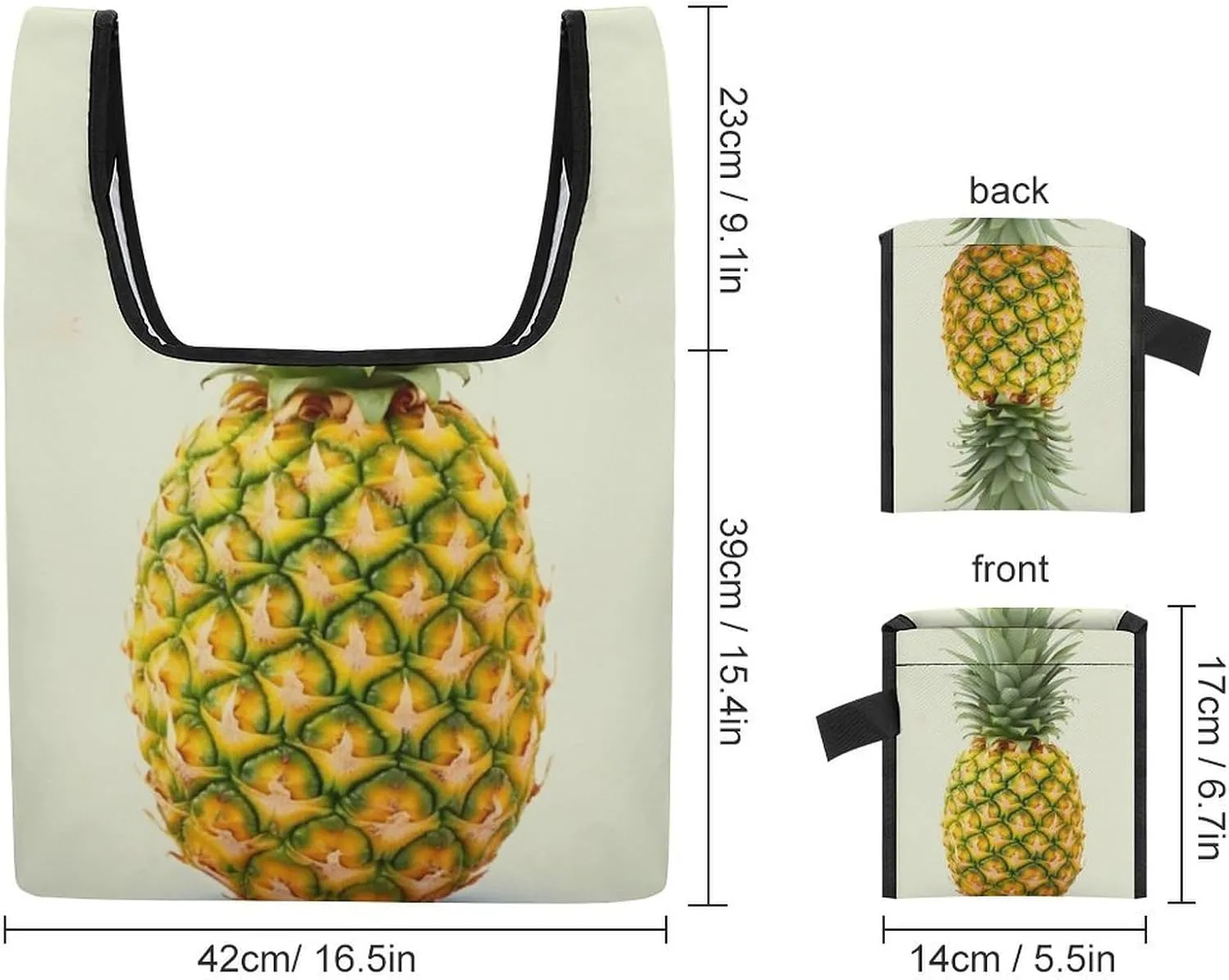 Grocery Bag Reusable Tote Bag Foldable Handmade Red Love Heart Shopping Bag Handbag Washable Shoulder Bag for Travel