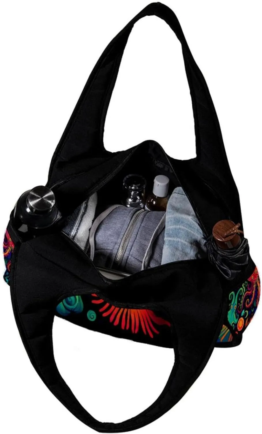 Gym Bags for Men,Travel Duffel Bags for Women,Devilfish Jellyfish Sea Shell,Workout Bag