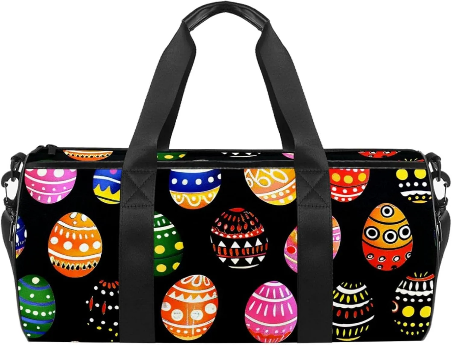 Gym Bags for Men,Travel Duffel Bags for Women,Easter Eggs Colorful,Workout Bag