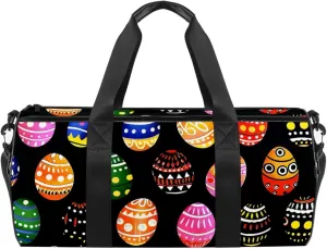 Gym Bags for Men,Travel Duffel Bags for Women,Easter Eggs Colorful,Workout Bag
