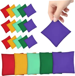HANABASS 20 Pcs Bean Bag Toss Game and Versatile Bean Bags for Adults for Outdoor Activities Parties and Classroom Fun Lightweight and