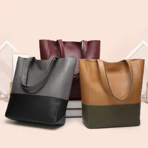 Handbag Foreign Trade New Winter Fashion Bags Shoulder Hand Color Large Picture Package