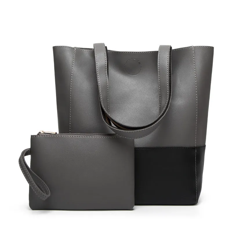 Handbag Foreign Trade New Winter Fashion Bags Shoulder Hand Color Large Picture Package