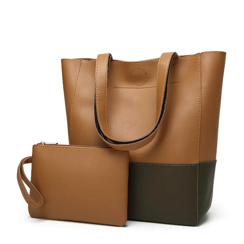 Handbag Foreign Trade New Winter Fashion Bags Shoulder Hand Color Large Picture Package
