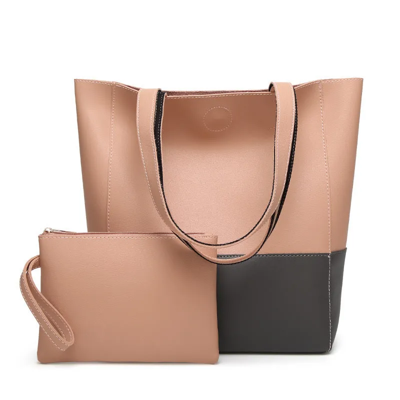 Handbag Foreign Trade New Winter Fashion Bags Shoulder Hand Color Large Picture Package