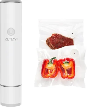 Handheld Vacuum Sealer for Food,Compact Vacuum Sealer Machine Portable Rechargeable and Wireless,Include 20 Reusable Vacuum Sealer Bags Ideal for Preservation Fresh,Sous-Vide,Meal Prep,Food Storage.