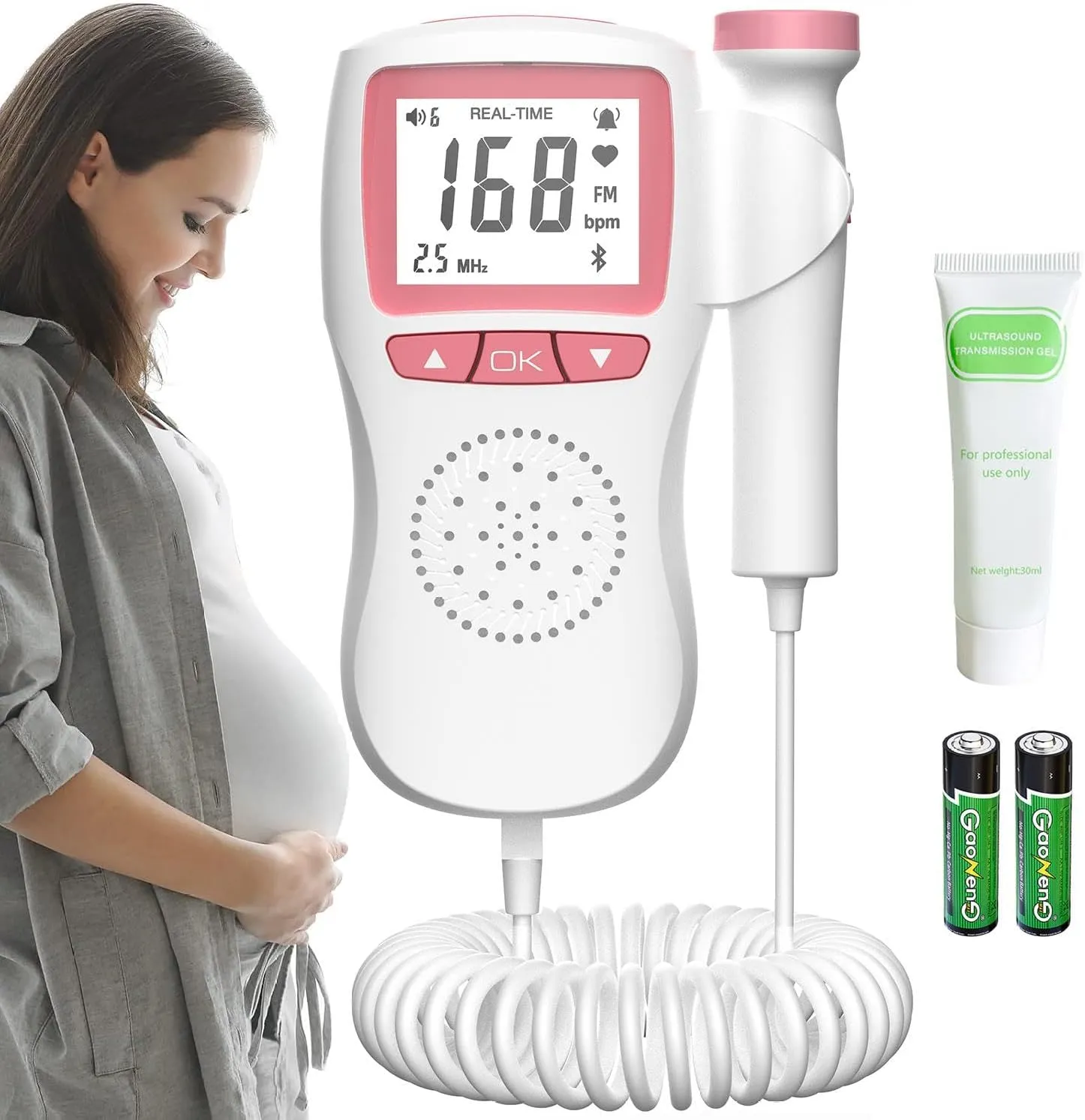Hard Case Travel Bag Fits Fetal Heartbeat Doppler Pregnancy Accessories Portable Doppler Monitor at Home
