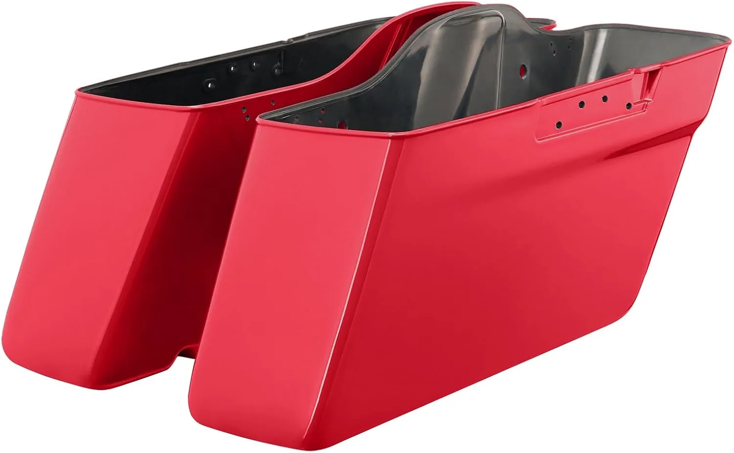 Harley Saddlebags, Color-Matched Harley Hard saddle Bags for H-D Touring 2014-2023 Velocity Red Sunglo