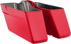 Harley Saddlebags, Color-Matched Harley Hard saddle Bags for H-D Touring 2014-2023 Velocity Red Sunglo