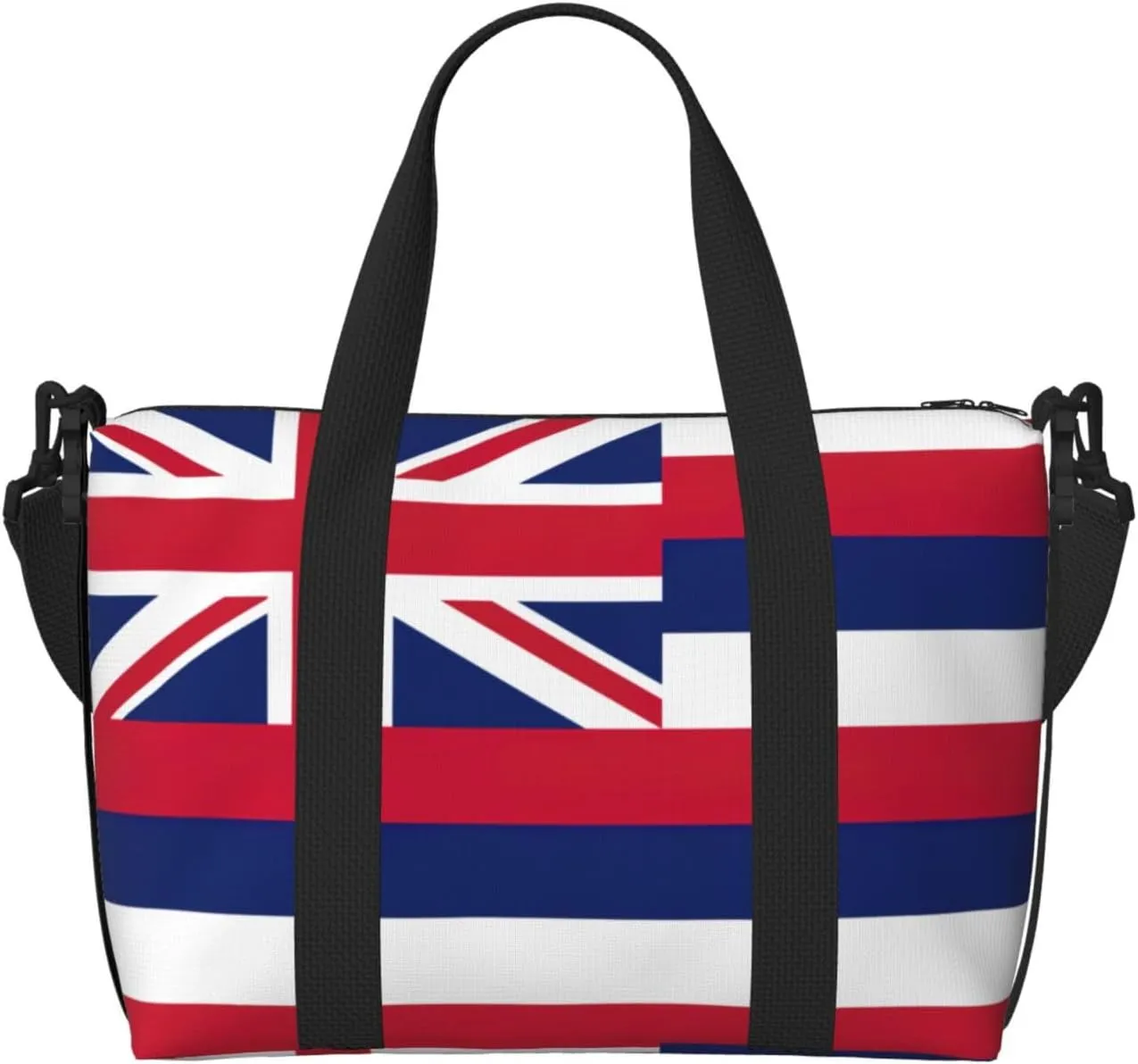 Hawaii Flag Duffel Bags for Traveling, Lightweight Personal Item Travel Bags for Women, Gym Bags for Men