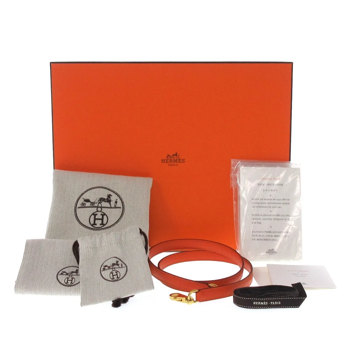 Hermès Kelly 25 Sellier, Orange Poppy GHW