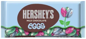 HERSHEY'S EGGS Chocolates, Creamy Solid Milk Chocolate Candy Individually Wrapped in Packaging, 10 Ounce Bag (Pack of 4)