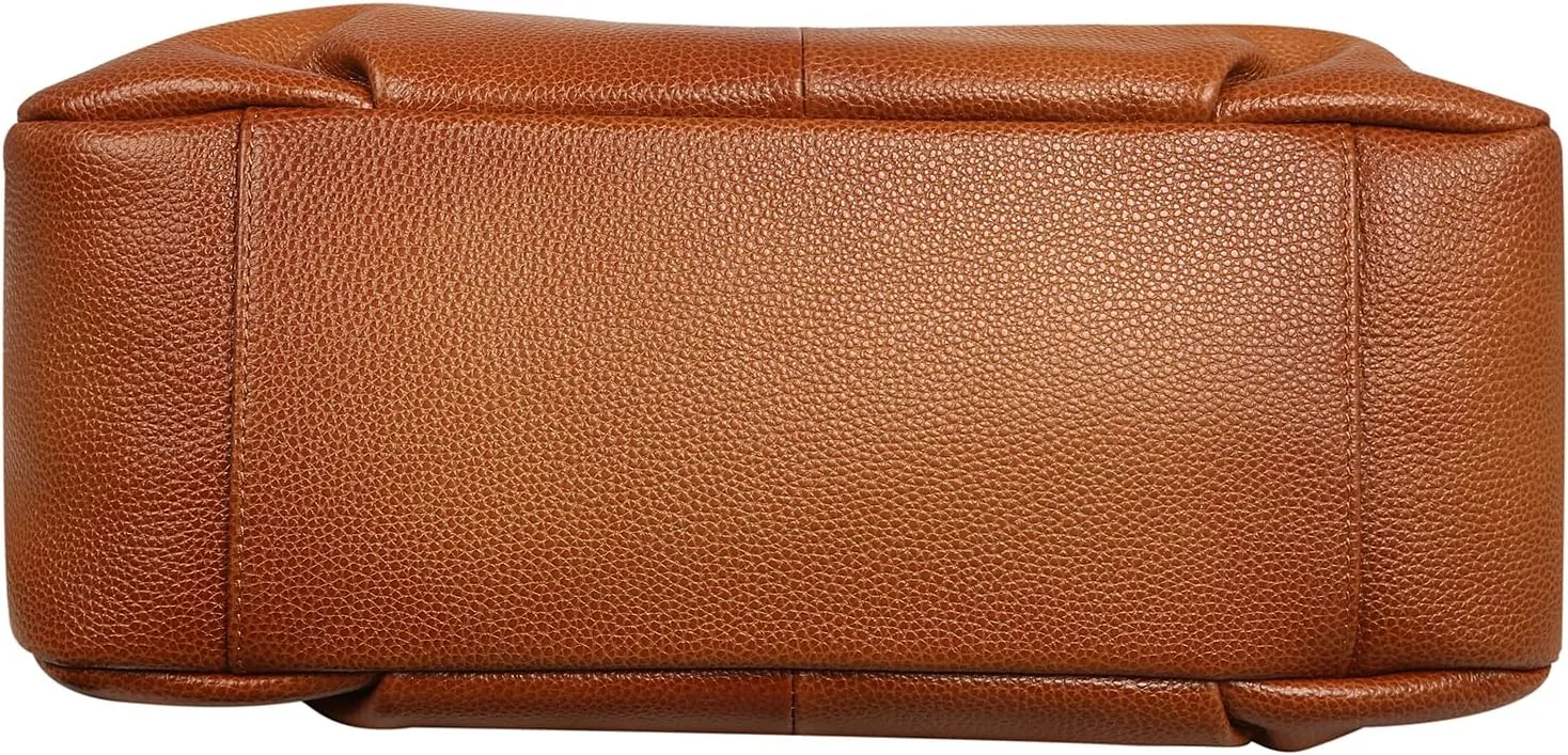 HESHE Leather Purses and Handbags Hobo Shoulder Bags Tote Bag Crossbody Purse Ladies Designer Satchel Bags