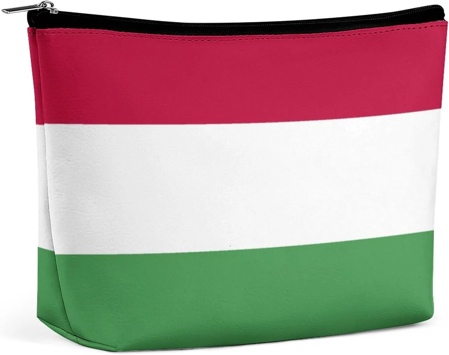 Hungary Flag Portable Makeup Organizer for Travel Cosmetic Bag for Purse