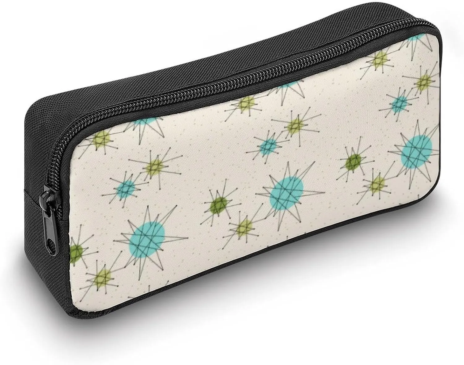 Iconic Atomic Starbursts Portable And Cute Large Capacity Stationery Bag