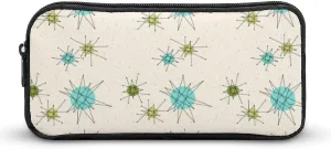 Iconic Atomic Starbursts Portable And Cute Large Capacity Stationery Bag