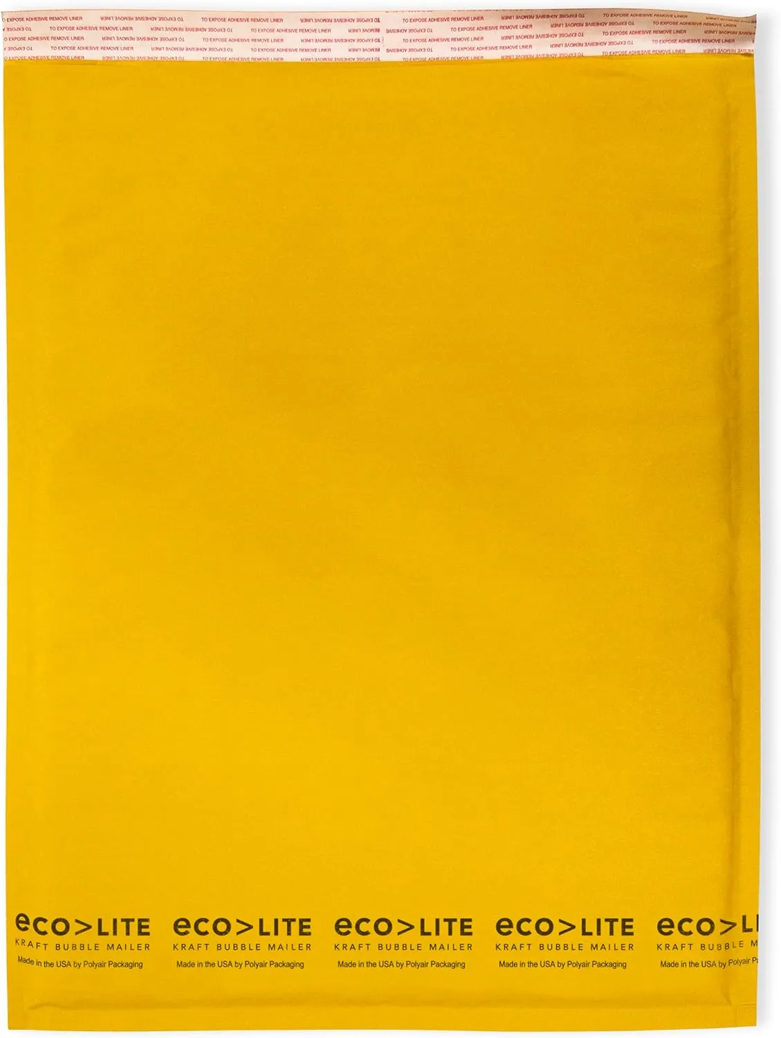 IPG Eco-lite #0 ELSS0 Golden Kraft Self Seal Bubble Mailer, 6.5" x 10" (Case of 250)