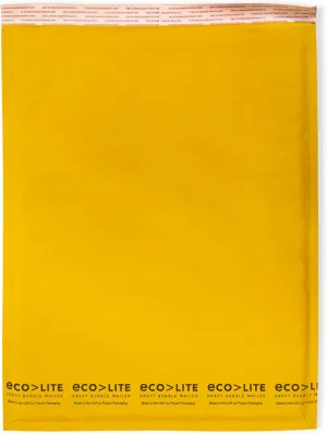 IPG Eco-lite #0 ELSS0 Golden Kraft Self Seal Bubble Mailer, 6.5" x 10" (Case of 250)