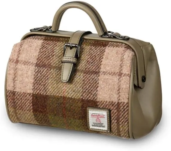 Islander The Medium Doctor Bag for Women, Harris Tweed & Vegan Leather