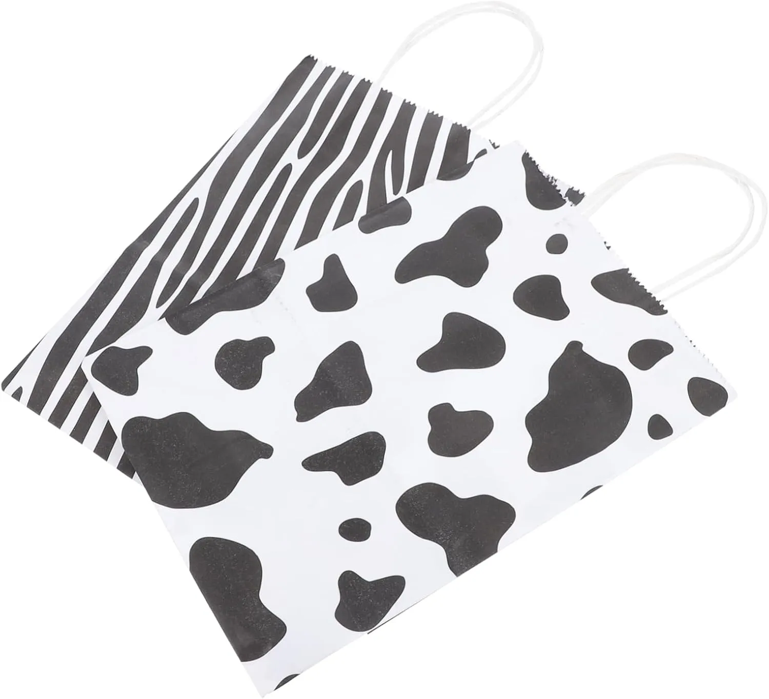 IWOWHERO 24 Pack Handbags Lightweight Square Bottom for Shopping Party Favors Storage