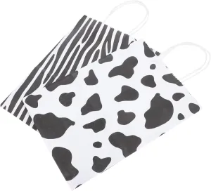 IWOWHERO 24 Pack Handbags Lightweight Square Bottom for Shopping Party Favors Storage