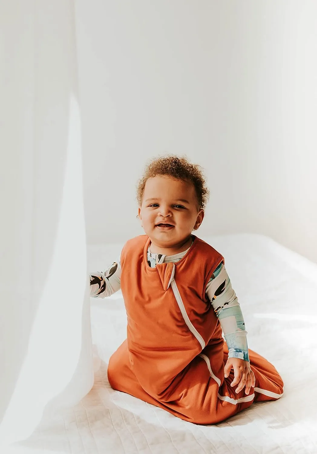 Jade&Kai Sleep Sack for Babies | Soft Viscose | Wraparound Zipper | 1.5 TOG Breathable Warmth | Modern Design