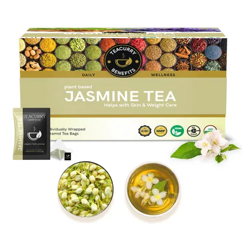 Jasmine Flower Tea - Helps in Weight Loss, Skin Glow, Stress Relief