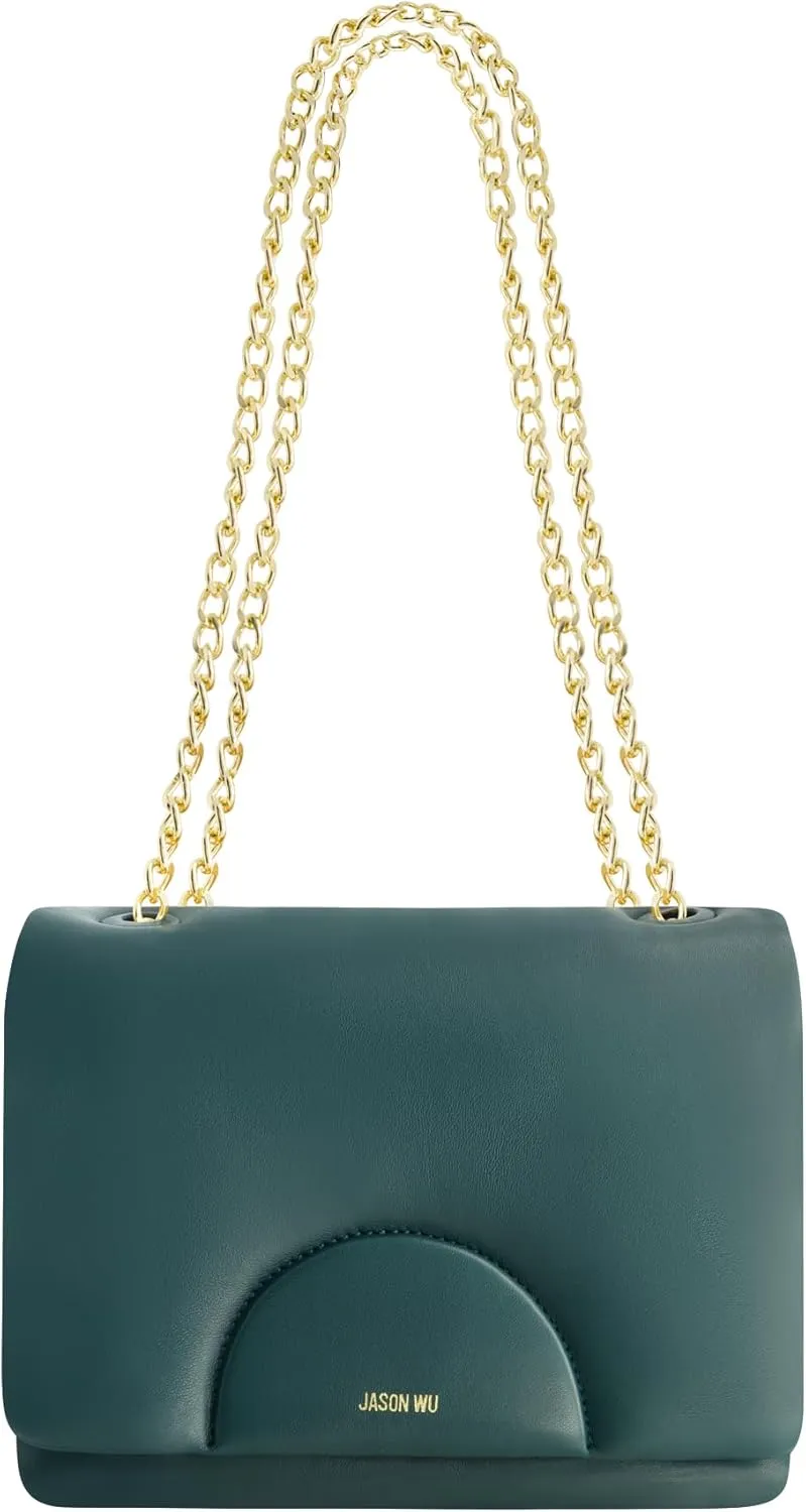 Jason Wu Women's Shoulder Bag, Mini Handbag with Adjustable Chain Strap, Jungle, One Size