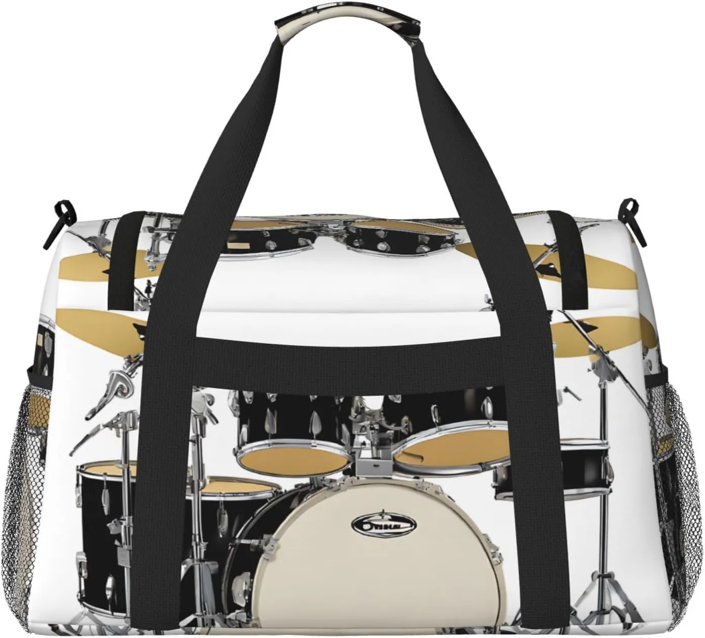 Jazz Drum Durable Portable Crossbody Travel Bag, A Good Companion For Long-Distance Travel